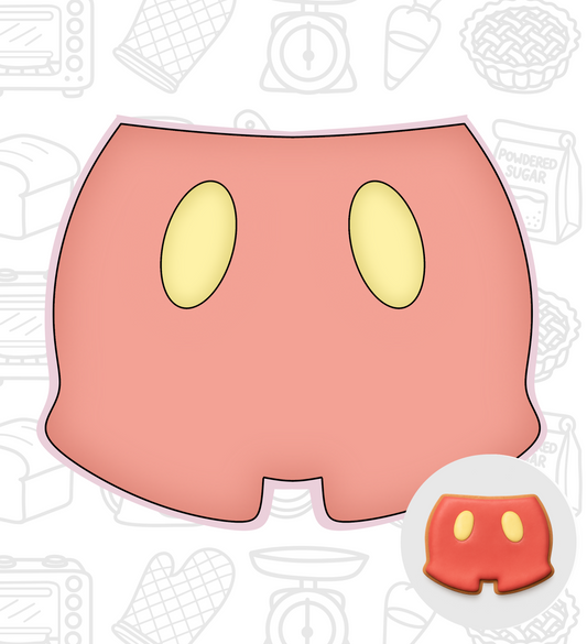 228. Mickey Pants Cookie Cutter
