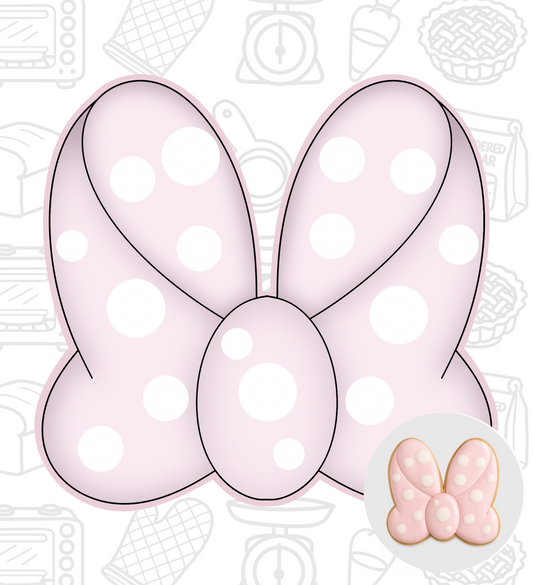 230. Minnie Mouse Bow Cookie Cutter
