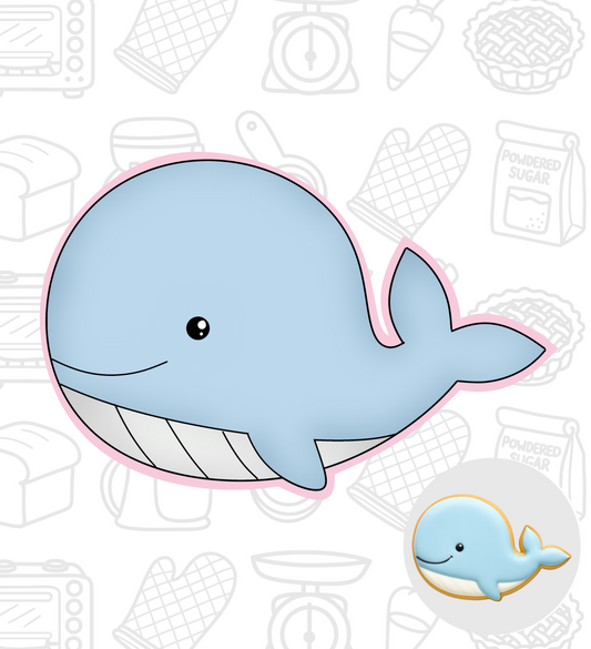291. Whale Cookie Cutter
