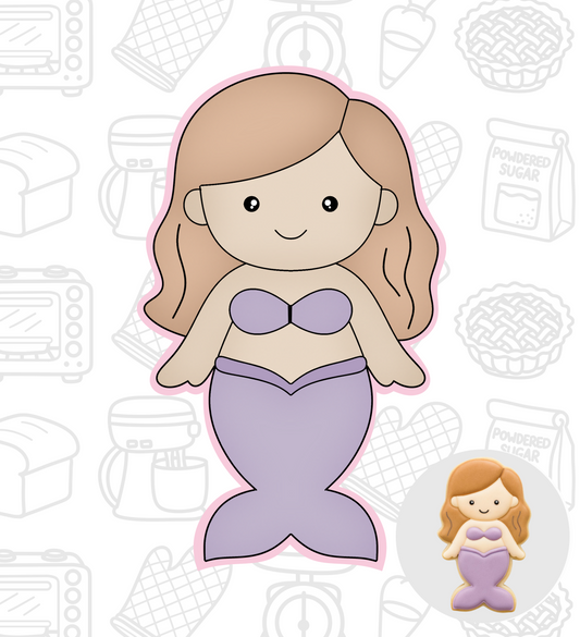 296. Mermaid Cookie Cutter
