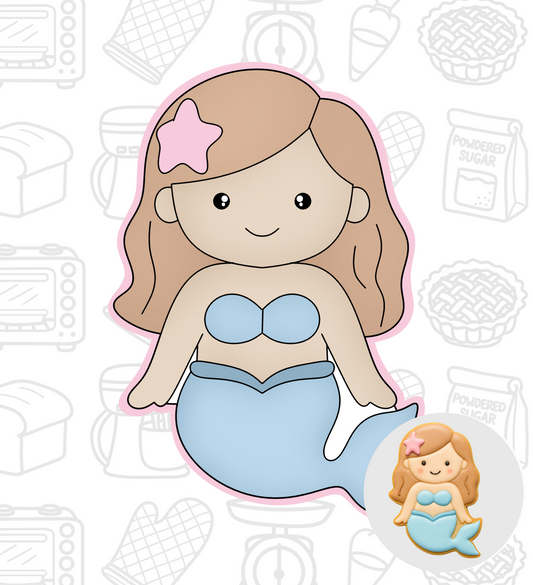 297. Mermaid Cookie Cutter