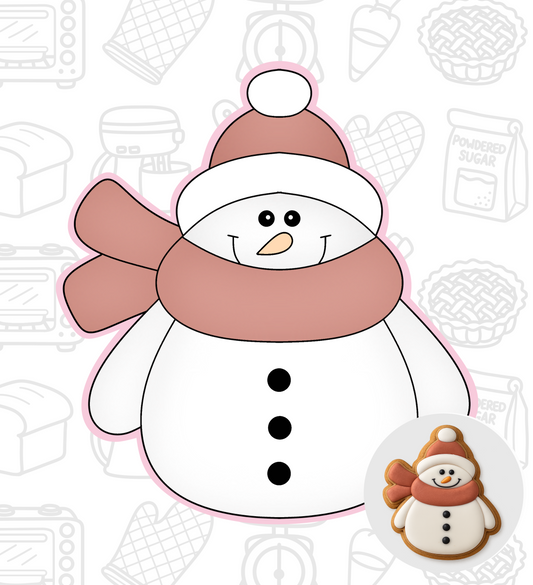 234. Snowman Cookie Cutter