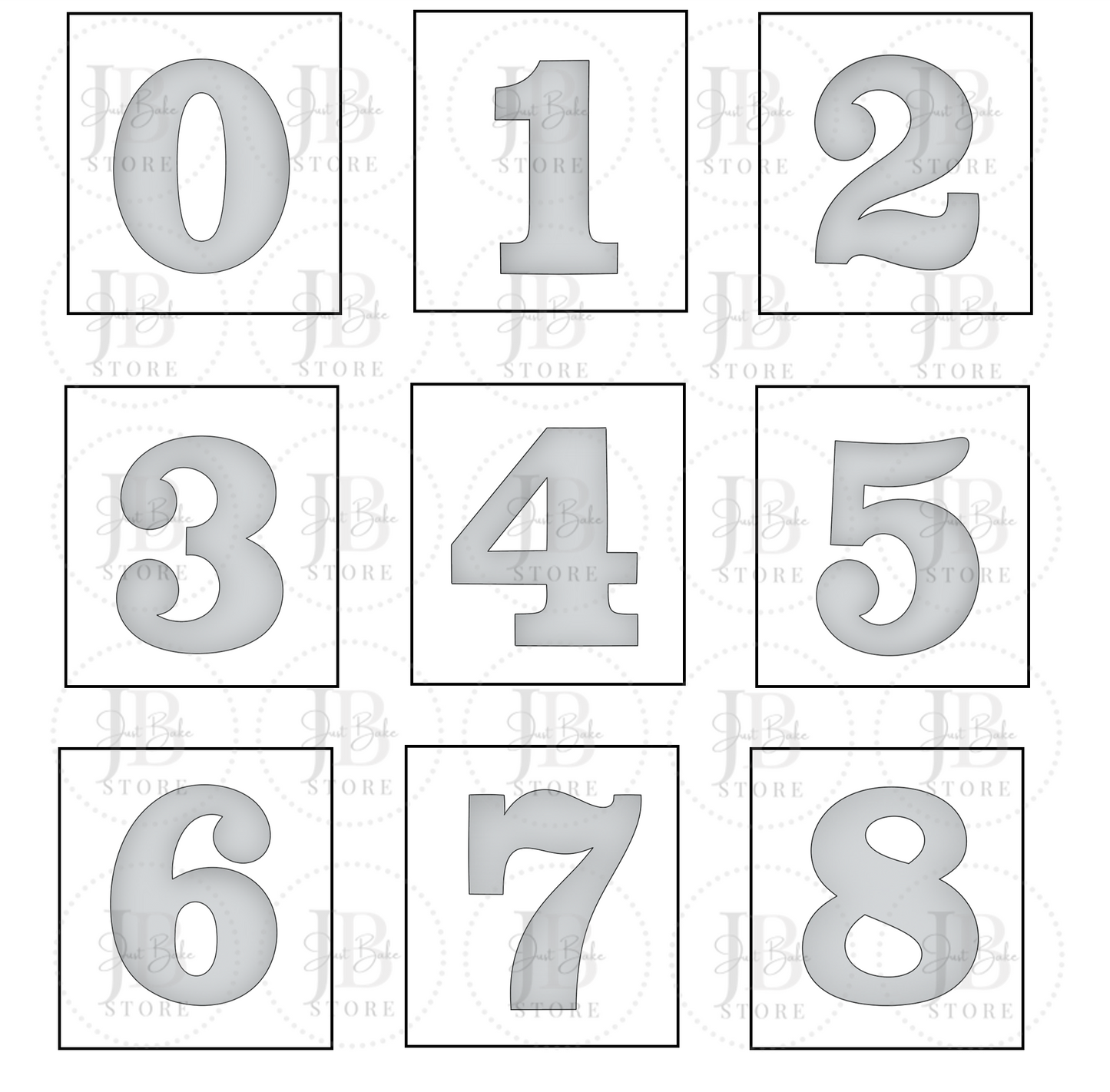 NUMBERS - Curly
