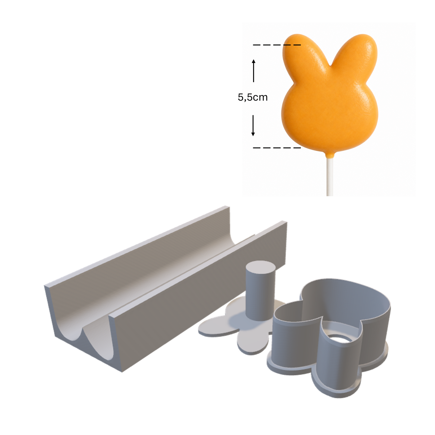 Bunny Face Cake Pop Mold