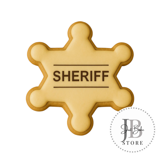 C0084 - Sheriff Badge Cookie Cutter