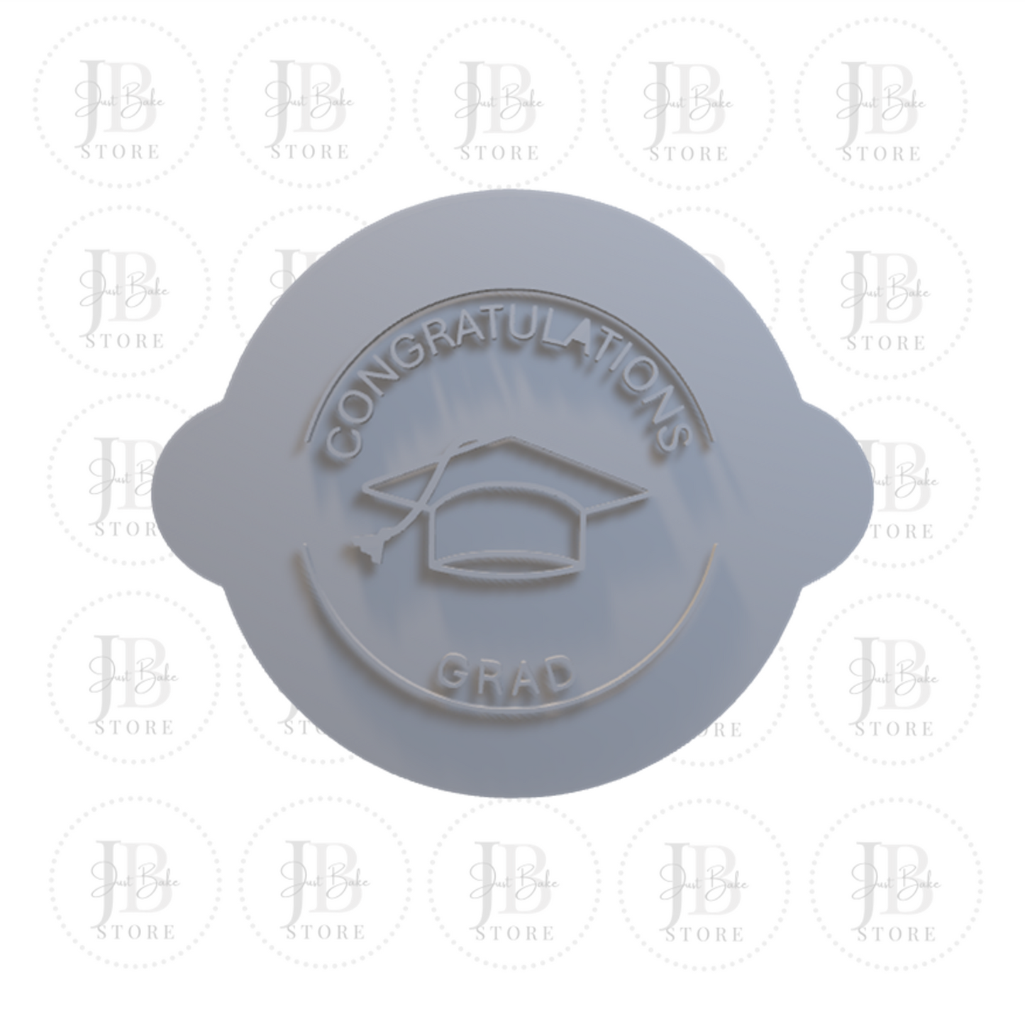 00186 - Congratulations Grad Fondant Stamp