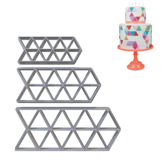 367. Geometric Triangle Cutter Set (3Pc)