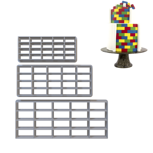 369. Geometric Bricks Cutter Set (3Pc)