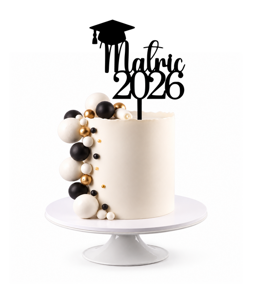 1024. Matric 2026 Cake Topper
