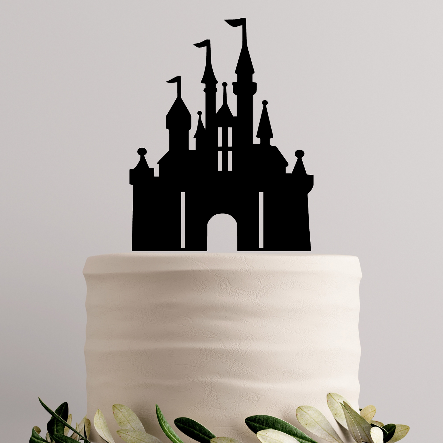 599. Princess Castle Cake Topper