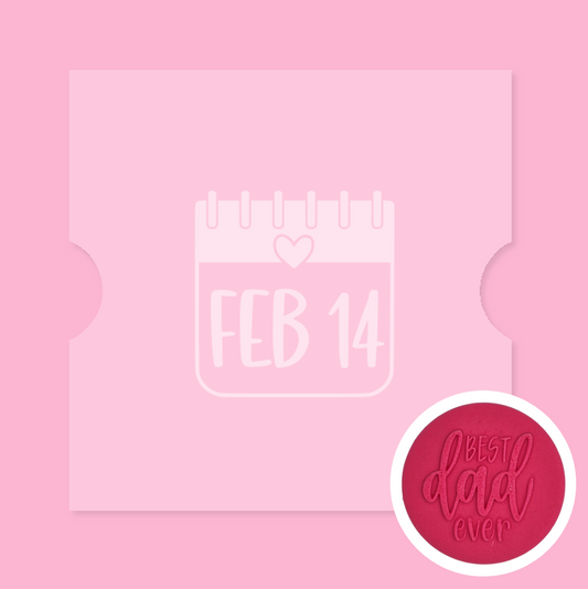 19 - Valentines Calendar Fondant Debosser