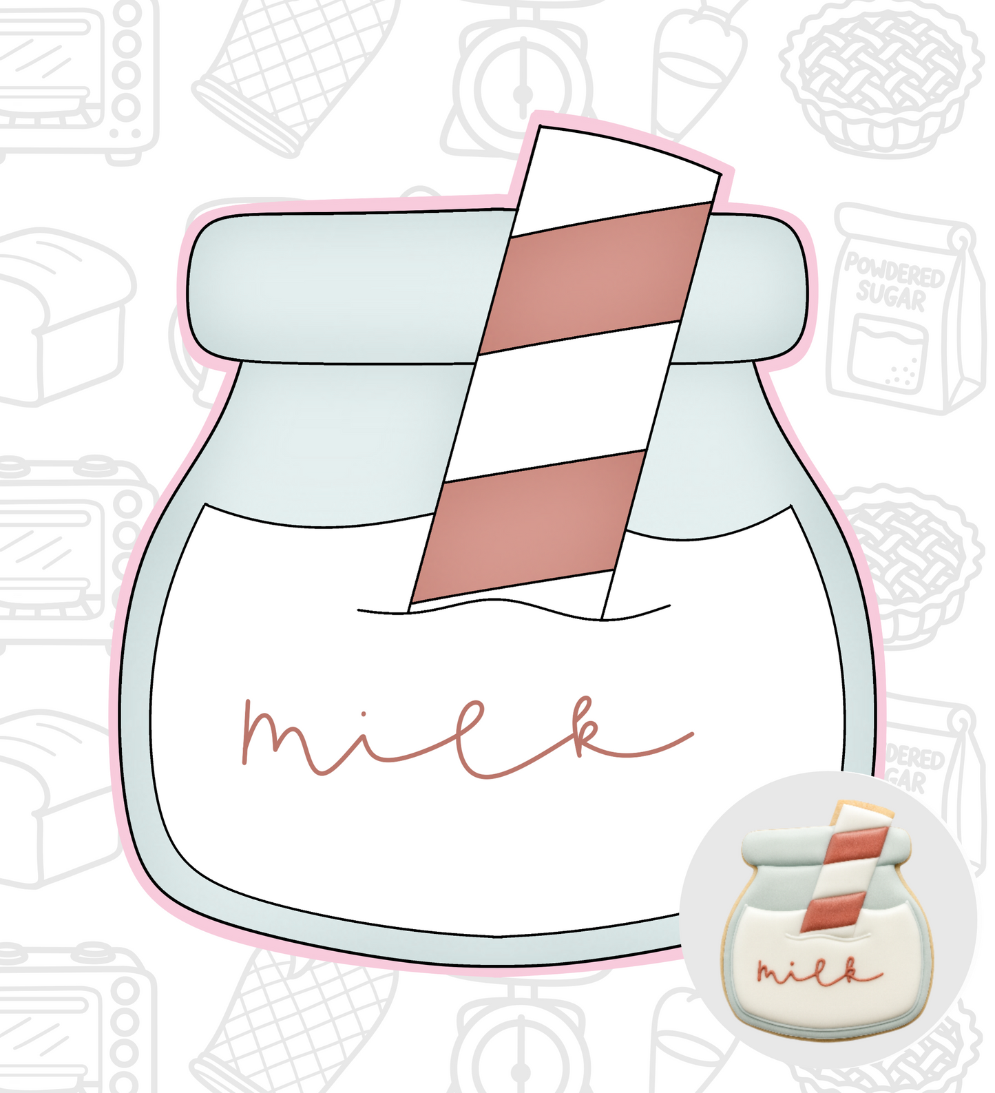 361. Milk Bottle Cookie Cutter