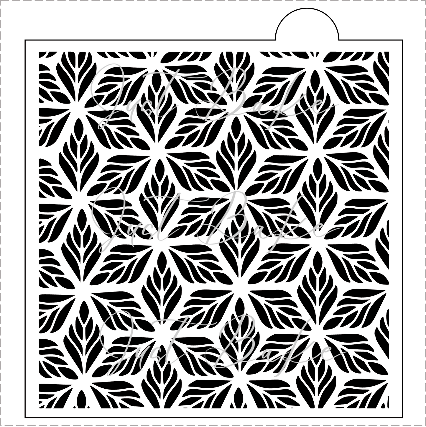 S0115 - LEAF PATTERN STENCIL