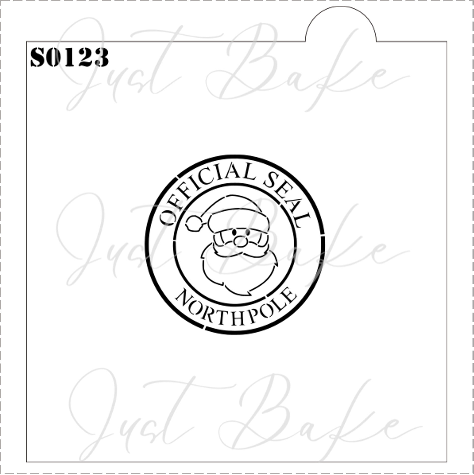 S0123 - OFFICIAL SEAL STENCIL – justbakestore