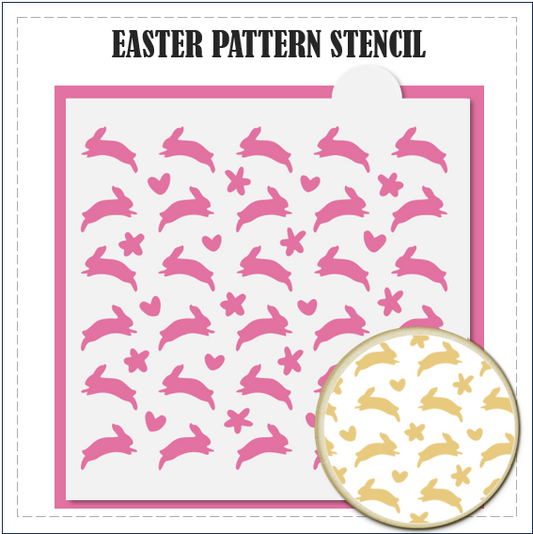 S101 - EASTER PATTERN STENCIL