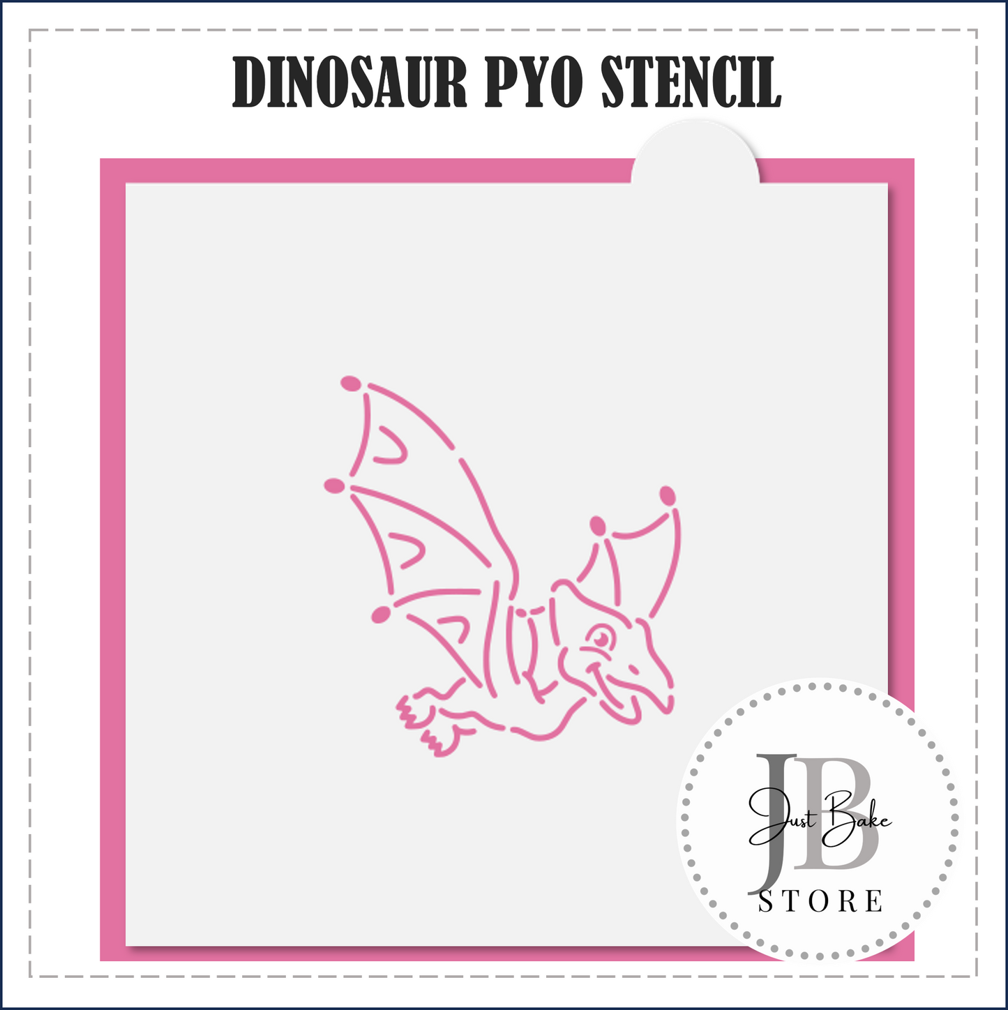 S106 - DINOSAUR PYO STENCIL