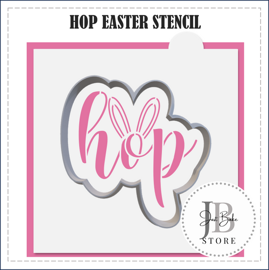 S128 - HOP EASTER STENCIL