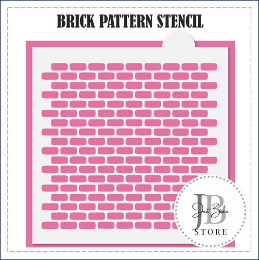 S133 - BRICK PATTERN STENCIL