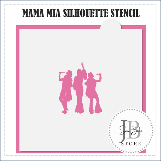 S148 - MAMA MIA SILHOUETTE STENCIL