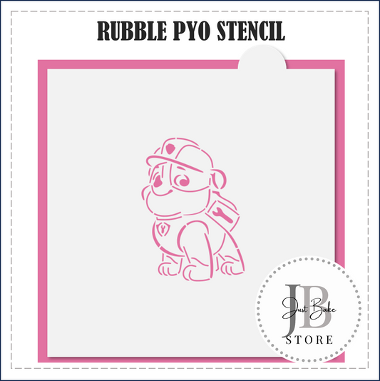 S163 - RUBBLE PYO STENCIL