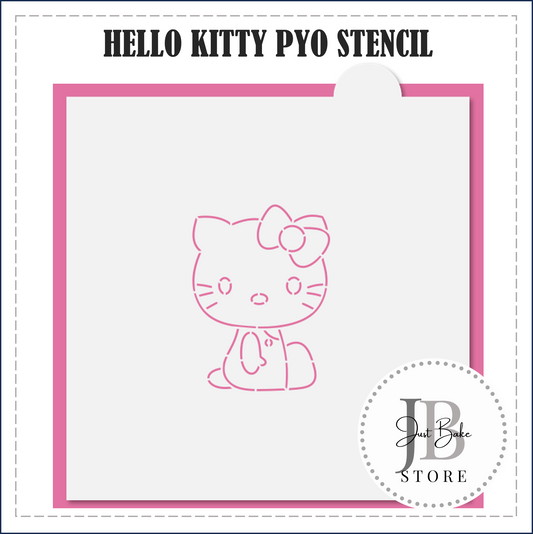 S182 - HELLO KITTY PYO STENCIL