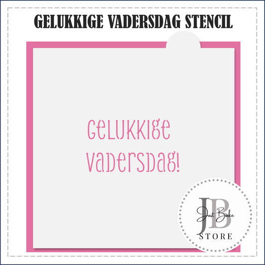 S184 - GELUKKIGE VADERSDAG STENCIL