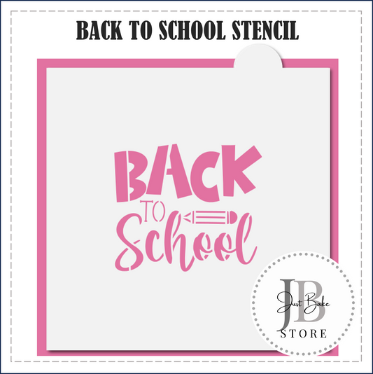 S81 - BACK TO SCHOOL STENCIL