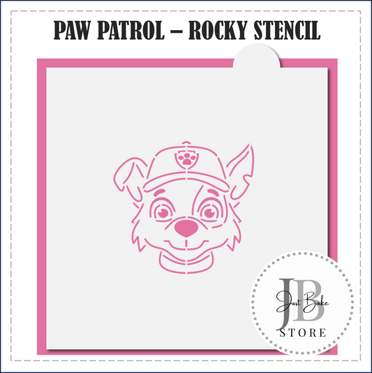 S85 - PAW PATROL - ROCKY STENCIL