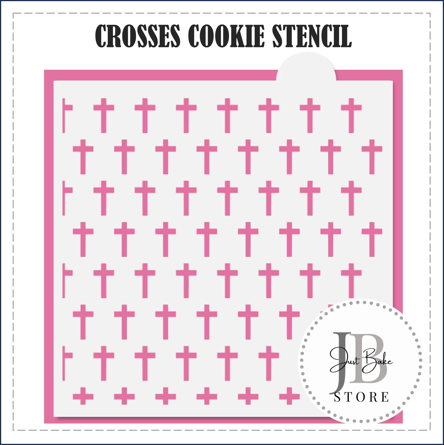 S96 - CROSSES STENCIL