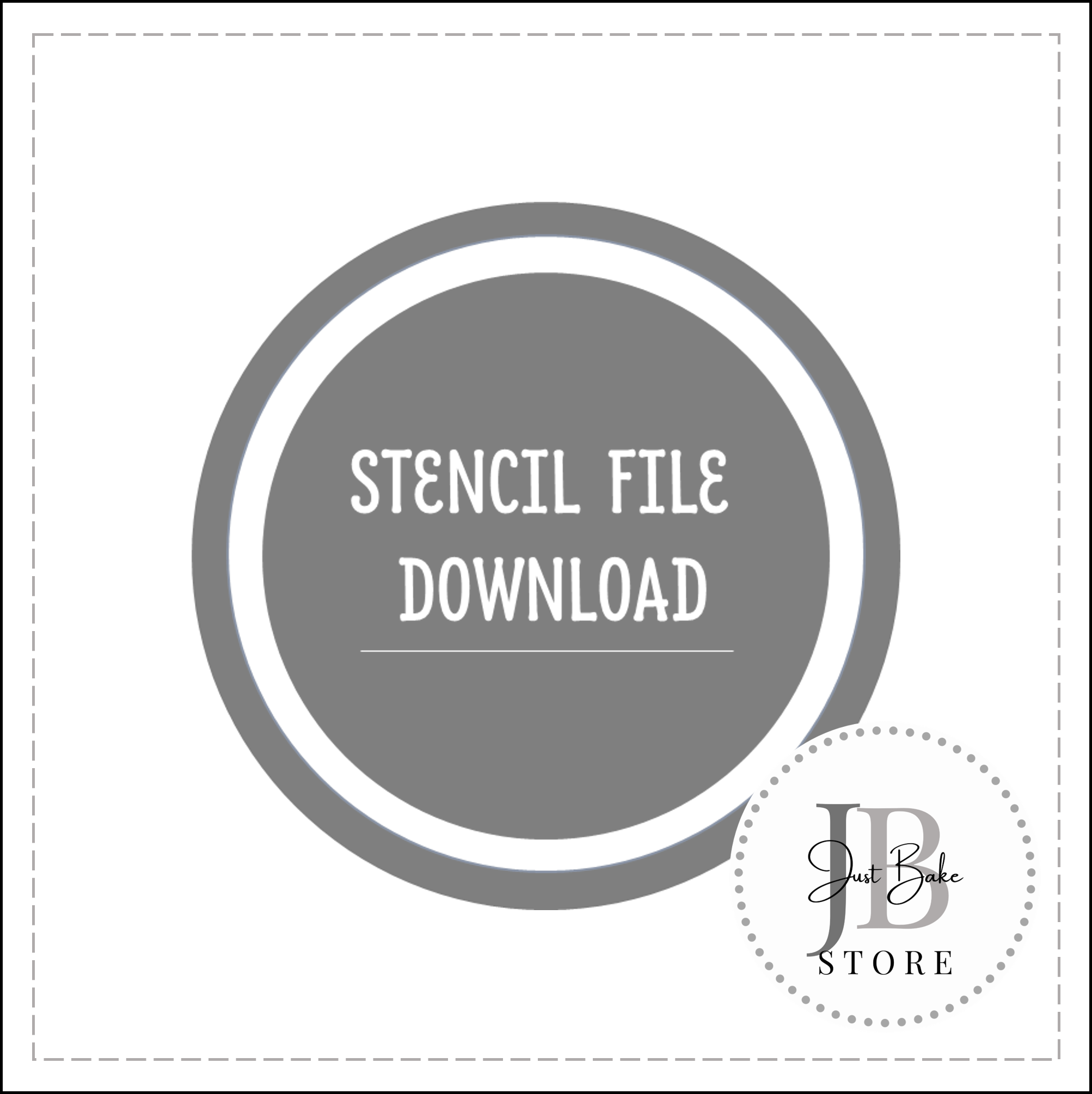 Computer File Stencil DIGITAL STENCIL FILE – justbakestore