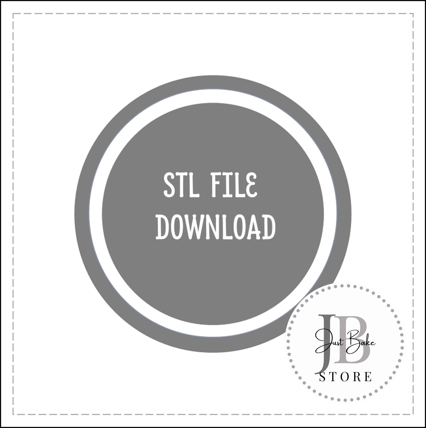 DIGITAL STL COOKIE CUTTER FILE