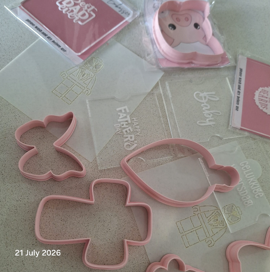 SALE BUNDLE 14 - Debossers, Cookie Cutters and Fondant Stamps