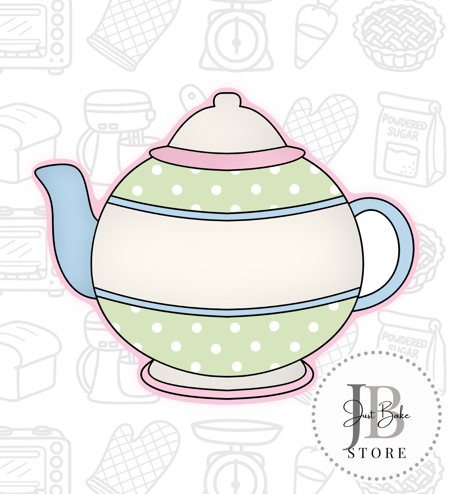 66. Teapot Cookie Cutter