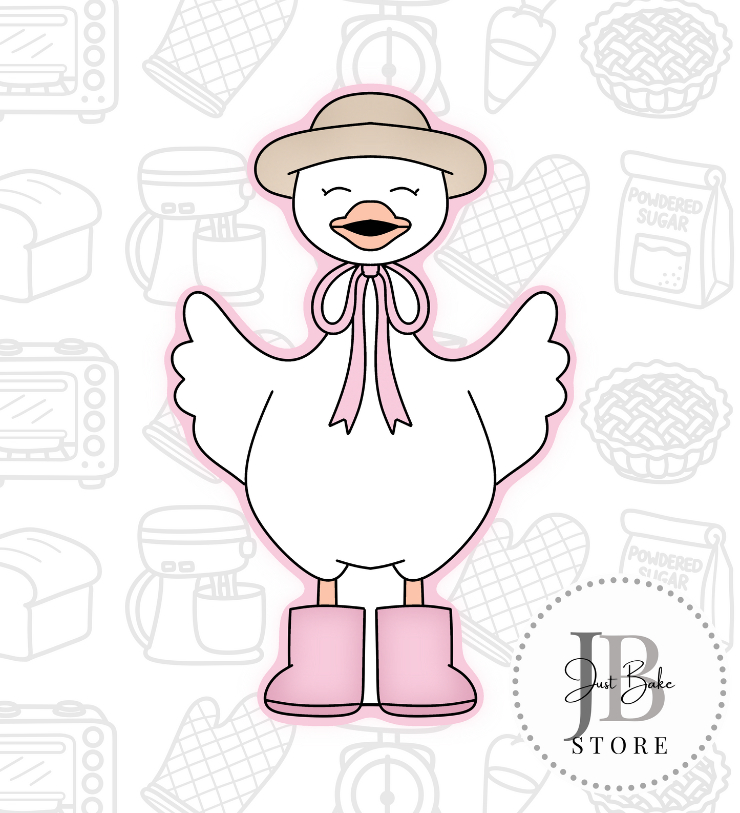 60. Silly Goose Cookie Cutter