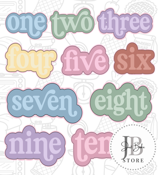 Number Cookie Cutter