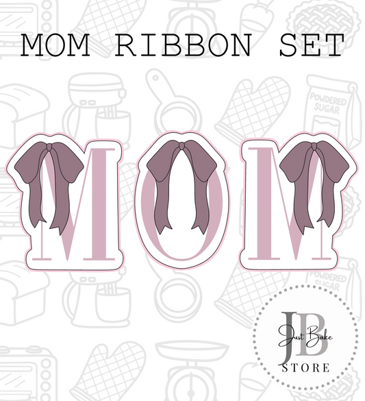 852. MoM Set Cookie Cutter Set (Set of 3)