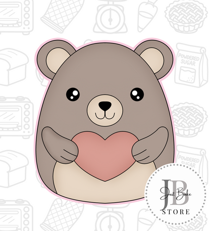 315. Valentines Squishmallow Cookie Cutters (Set of 4)
