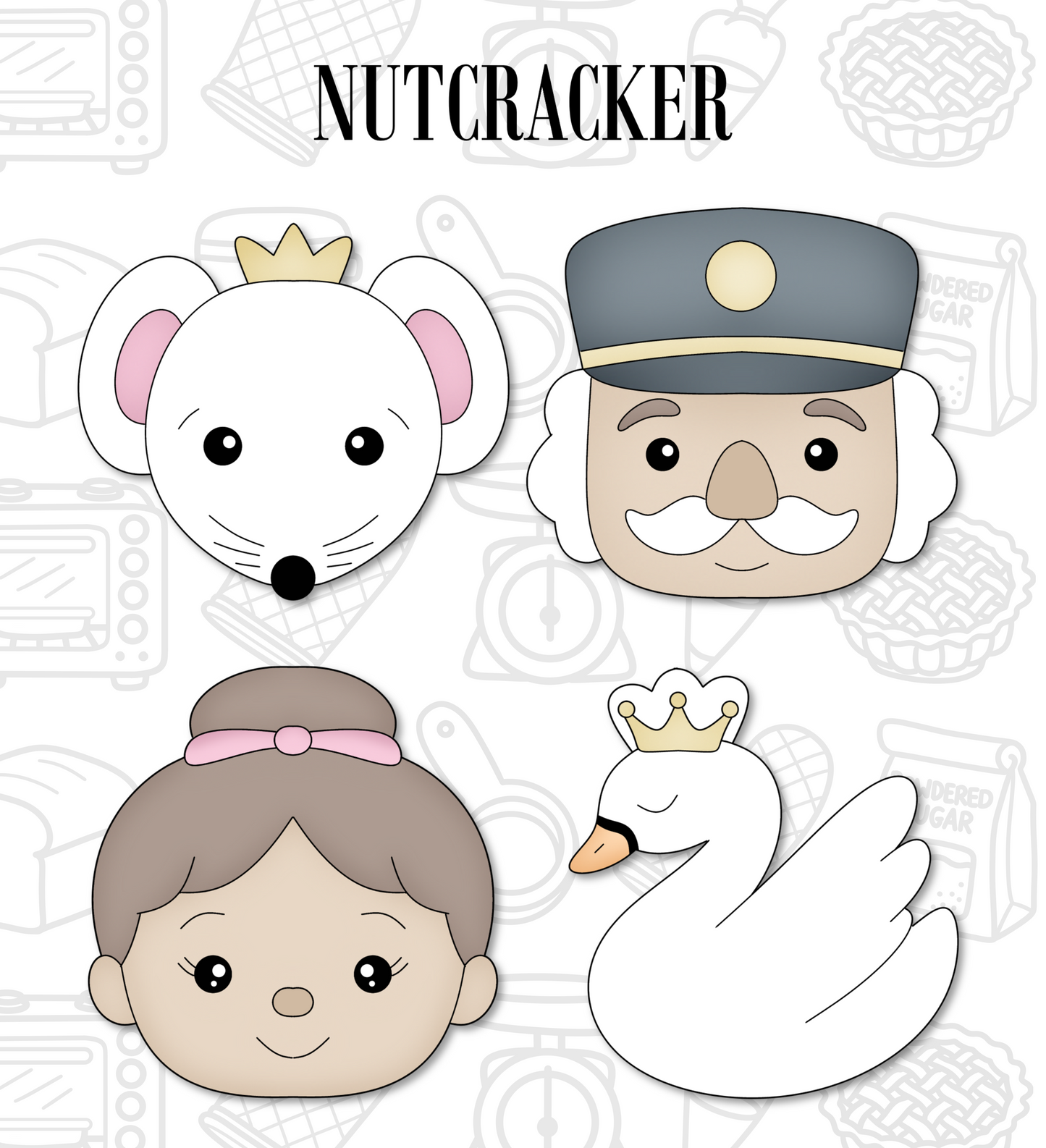 Nutcracker Cookie Cutters