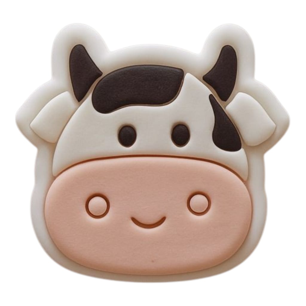 CUPCAKE CUTTER AND STAMP - COW