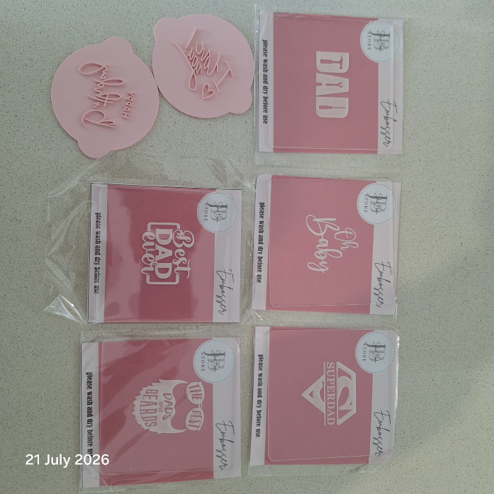 SALE BUNDLE 12 - Debossers and Fondant Stamps