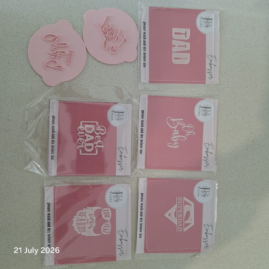SALE BUNDLE 12 - Debossers and Fondant Stamps