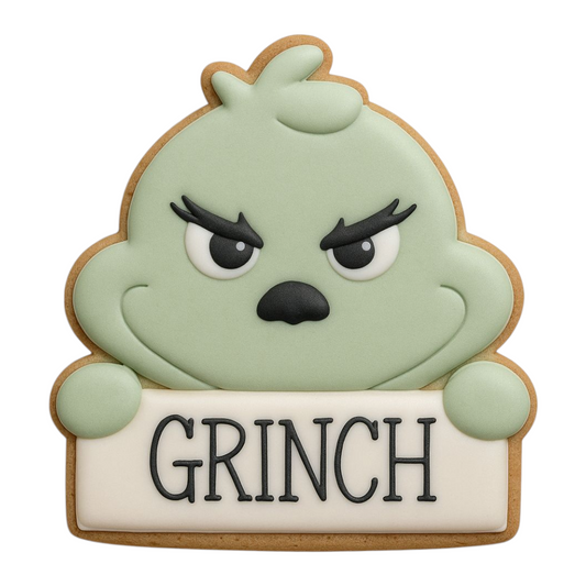 C0076 - Grinch Plaque Cookie Cutter