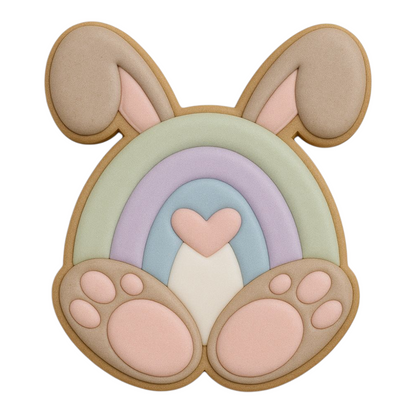 C0463 - Rainbow Bunny Cookie Cutter