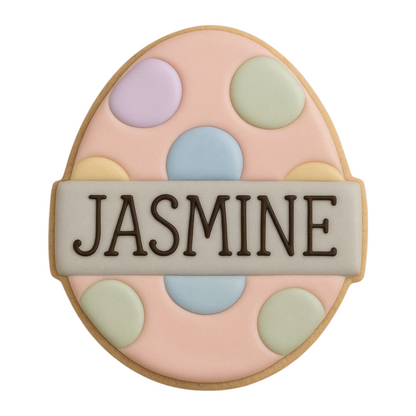 C0327 - Easter Egg Plaque Cookie Cutter