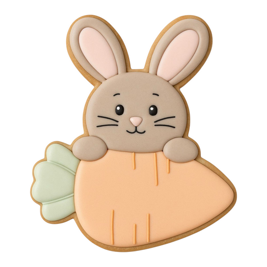 C0462 - Bunny with Carrot Cookie Cutter