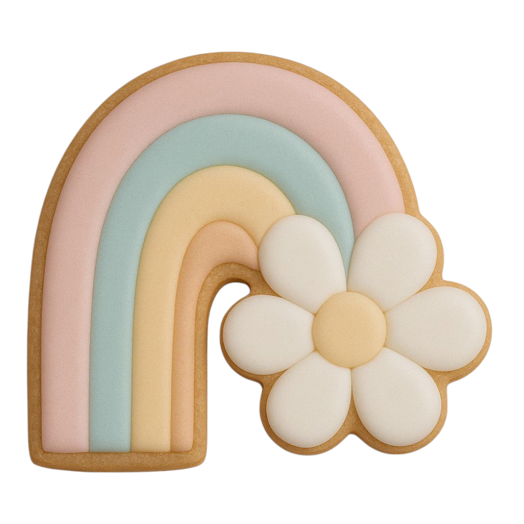 C0229 - Daisy Rainbow Cookie Cutter