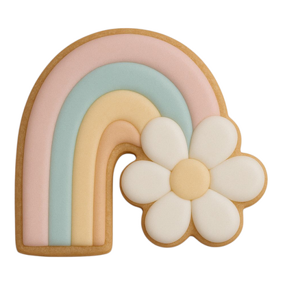 C0229 - Daisy Rainbow Cookie Cutter