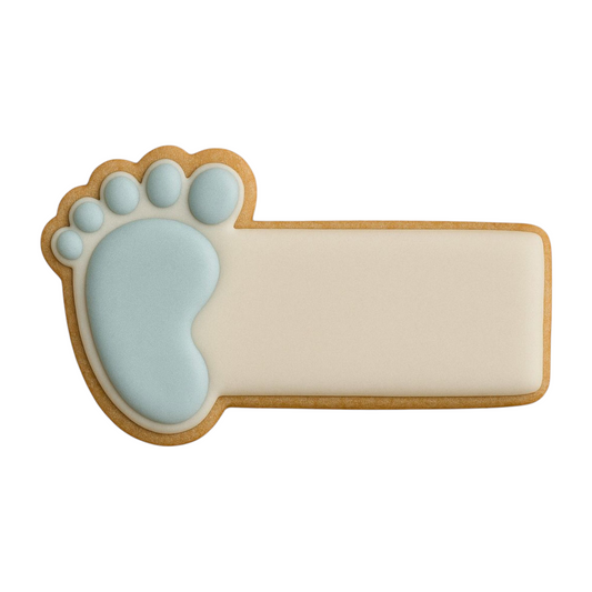 C0429 - Baby Feet Plaque Cookie Cutter