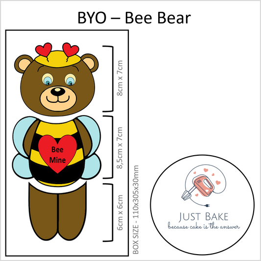 BYO - Bee Mine Bear Set - Cookie Cutter