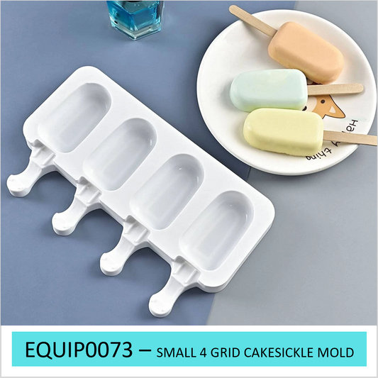EQUIP0073 - 4 Grid Cakesickle Mold - SMALL